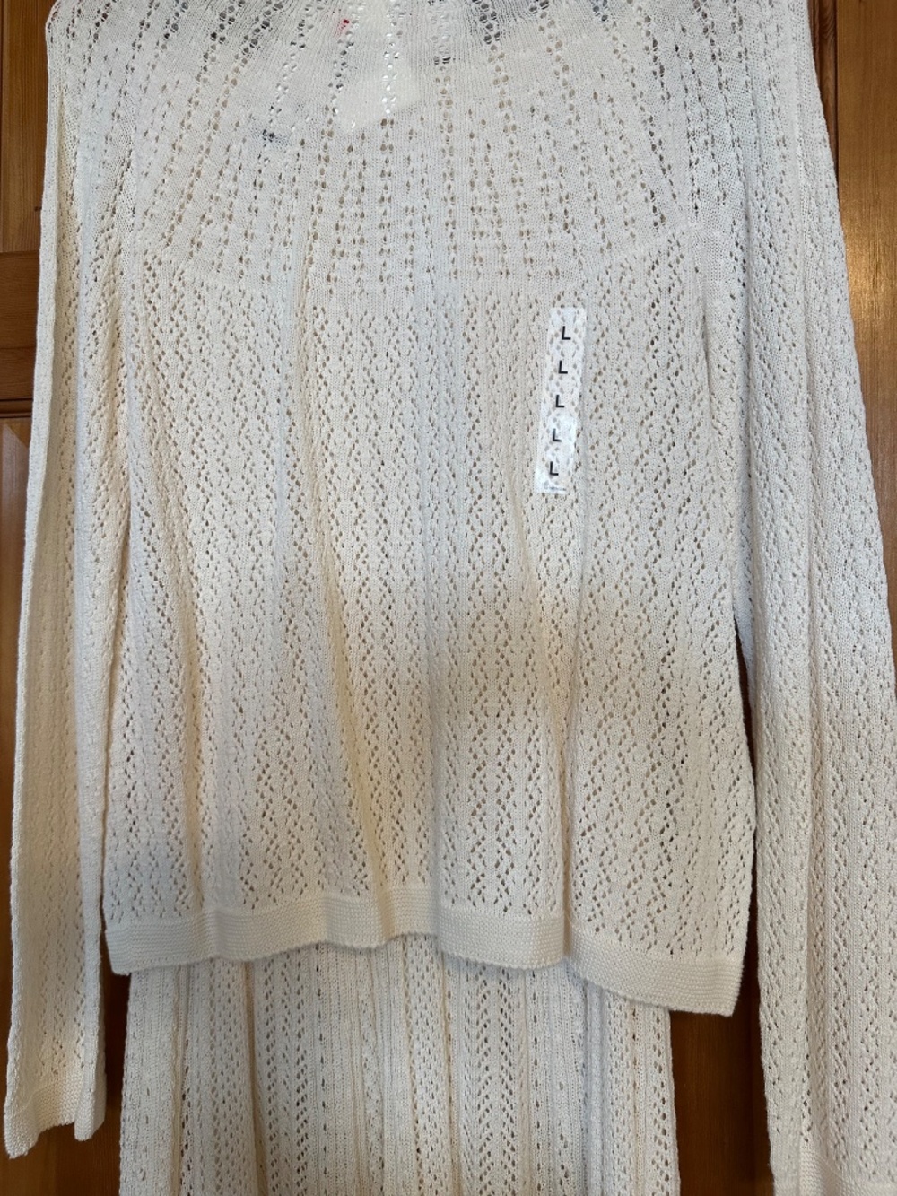 NWT Ines De La Fressange for Uniqlo 100% Cotton Knit 2 Piece Dress - Picture 3 of 4